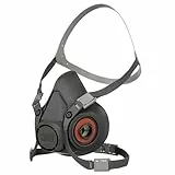 3M Mehrweg-Halbmaske 6300L (Maskenkörper ohne Filter), Größe L, Atemschutz, 1 Stück