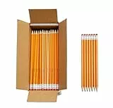 Amazon Basics Holzgefasste Bleistifte, HB, vorgespitzt, 150er-Pack, Gelb