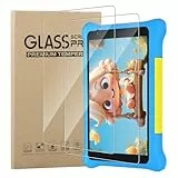 MEMELOKA Schutzfolie für Hotlight TK707/Yicty YTYTK707 Kinder Tablet 7 Zoll, 2 Stück [Hohe Empfindlichkeit][Anti-Bläschen][Anti-Fingerabdruck] 9H Härte Anti-Kratzen Gehärtetes Glas Displayschutz
