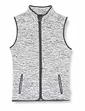 Playshoes Fleece Weste Unisex Kinder Outdoor-Oberteil, grau Strickfleece, 104
