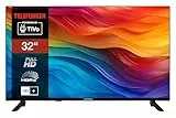 TELEFUNKEN Fernseher 32 Zoll Smart TV Powered by TiVo (Full HD, HDR, Triple-Tuner, HD+ 6 Monate inkl.) D32F751X7CW