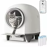 RWSRW Automatisches Selbstreinigendes Elektrisches Katzenklo (Cat Litter Box) - mit App-Steuerung, Geruchsneutralisation & Sicherheits Stopp System