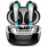 Bluetooth Kopfhörer, Kopfhörer Kabellos Bluetooth 5.3 In Ear Kopfhörer mit 4 ENC Mic, 2024 Kabellose Kopfhörer Noise Cancelling Earbuds Tiefer Bass, IP7 Wasserdicht 47 Std Ohrhörer LED-Anzeige USB-C