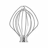 KitchenAid SCHNEEBESEN FÜR MITTELGROSSE KÜCHENMASCHINEN MIT KIPPBAREM MOTORKOPF – EDELSTAHL 5KSM5THWWSS