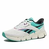 Reebok Unisex Zig Dynamica 5 Running Shoes for Men Sneaker, Chalk/Ai Aqua/Vintage Chalk, 42.5 EU