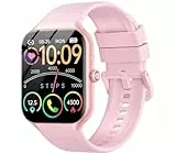 Smartwatch Damen Herren, 1.96' HD Fitnessuhr mit Telefonfunktion, Smart Watch mit Pulsuhr/Schlafmonitor, Fitness Tracker Schrittzähler Uhr, 100+ Sportmodi Sportuhr IP68 Wasserdicht für Android iOS