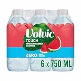 Volvic Touch Zero Wassermelonengeschmack – Erfrischungsgetränk aus natürlichem Mineralwasser Volvic mit Wassermelonengeschmack – Ohne Zucker, künstliche Süßstoffe –6 x 0,75 l