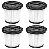 NIXOOT 4 Stück Filter Ersatzteile für Shark Detect Pro IW3611DE / IW3612EU / IW1611DE/ BU3521EU/ BU1120EU Kabelloser Staubsauger, Waschbarer Filter für Filtern Staubbehälter Staub und Verunreinigungen