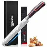 PAUDIN Brotmesser mit Wellenschliff Profi 20 cm aus hochwertigem rostfreiem Edelstahl, extra scharfe Messerklinge mit ergonomischem Griff