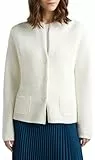 United Colors of Benetton Damen M/L 1494d6833 Jacke, Milch weiß 074, XS
