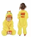 Fairycos Enten Kostüm Kinder Entenkostüm Kleinkind Tierkostüm Duck Faschingskostüme Karneval Junge Mädchen 104 110 116