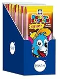 Küchle Knabber-Esspapier Sauer Cola/Kirsche 14g im 20er Vorratspack | Saures Esspapier für extra Knabberfreude | Süßigkeiten Kindergeburtstag | Vegan | Geschmack per Zufall | 20 x 14g