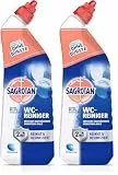 Sagrotan WC-Reiniger Ozeanfrische – 2in1 Reinigungsmittel mit Antischmutzfilm für langanhaltende WC-Frische – 1 x 750 ml (Packung mit 2)