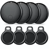 Air Tracker Tag Android Smart Tag, Schlüsselfinder KeyFinder kompatibel mit Google Mein Gerät Finden APP (Android NUR), Bluetooth Key Finder für Gepäck/Taschen/Koffer/Brieftasche (4er Pack)