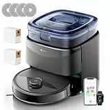 LEFANT M3 max Saugroboter mit Wischfunktion,Anti-Tangle,20000 Pa Saugkraft,Vermeiden von Hindernissen,Multi-Floor Mapping,LiDAR Navigation,WLAN 2.4G/5G, App und Alexa, 210Mins Max