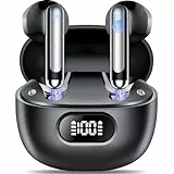 Bluetooth Kopfhörer, Kopfhörer Kabellos Bluetooth 5.3 In Ear Kopfhörer mit 4 ENC Noise Cancelling Mic, Kabellose Kopfhörer Tiefer Bass Wireless Earbuds 40Std, IP7 Wasserdicht Ohrhörer LED Anzeige