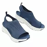 AILISK Bergxperten Florax-ergonomische schmerzlindernde Komfort-Sandalen(Blau,numeric_43)
