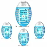 Mückenlampe 4 Pack, Fliegenfalle für Zuhause, geeignet für Zuhause, Küche, Schlafzimmer, Esszimmer, Elektrischer Insektenvernichter,Elektrisches Moskitonetz,Mückenschutz Steckdose