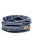 Sterntaler Schlauchschal aus Jersey mit Melange-Effekt - Unisex Accessoires für Babys und Kleinkinder - angenehm und warm - blau melange, Gr. 1
