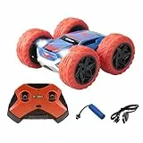 Exost Silverlit All-Terrain Ferngesteuertes Auto 360 Cross Rot - Batterie inklusive - Fahren auf 2 Seiten bei 360° + LED-Scheinwerfer - Geschwindigkeit: 12 km/h - Spielzeug für Kinder ab 5 Jahren