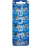 Renata 371 Knopfzellen für Armbanduhren, 10 Stück