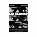 JDHUOXIAO La Haine Poster, Wandkunst, ästhetisches Cover, Poster, Design, Gemälde für Wohnzimmer, Schlafzimmer, 30 x 45 cm, ungerahmter Stil