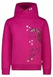 SALT AND PEPPER BY KIDS PARK Mädchen Sweatshirt mit Pferde Stickerei und Pailletten T-Shirt, Cranberry, 140/146 cm