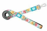 Max & Molly Klassische 122 cm Lange Hundeleine mit Blumenmuster, stark, gepolstert, wasserdicht, stilvolle Muster für Jungen und Mädchen, langlebig, leicht, bequem für kleine Hunde, Hibiskus, Größe L