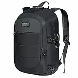 Tzowla Anti Diebstahl Laptop Rucksack für Herren,Rucksack Wasserdicht mit USB-Ladeanschluss und Schloss fur 15,6 Zoll Notebook/Computer