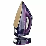 Dampfbügeleisen KabellosesBügeleisen Powersteam Ultra Keramik-Bügelsohle, Selbstreinigungs- & Sprühwasserfunktion, Tropfstopp, Dampfbügeleisen Automatische Abschaltung, 2400W