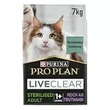 Pro Plan LIVECLEAR STERILISED ADULT reich an Truthahn, 1er Pack (1x 7kg)