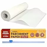 katbite Backpapier Rolle 38cm x 64m, Antihaft Pergament Papier (38 cm Breite - Rolle)