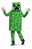 Minecraft Disguise Offizielles Kostüm Kinder, Jungen Deluxe Creeper Kostüm, Karneval Kostüm, Faschingskostüme Kinder, Karneval, Gerburstag S