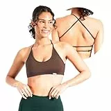 SMILODOX Sport BH Damen Sena, Shaped Fit mit offenem Rücken & überkreuzten Trägern, Ohne Bügel, elastischer Bund, Push Up BH, atmungsaktives Material – ideal für leichtes Training & Freizeit