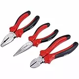 Draper Redline 68001 Zangen-Set 160 mm, mit Soft-Grip-Griffen 3-teilig