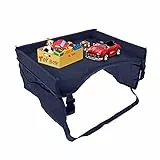Reisetisch Auto Kinder Loori Kinder Reisetisch Autositz Organizer Autotisch Autositzablage Reisetablett Lenbest Snack and Play Reisetablett Dark Green