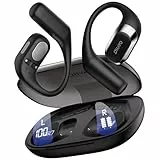 OHAYO Open Ear Kopfhörer Komfortabel, Bluetooth Kopfhörer Sport, 40h Wiedergabe, Fester Halt, Starker Bass, Kopfhörer Kabellos mit ENC Noise Cancelling Mic, Digital Display, IPX6 Wasserdicht