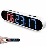 Dienmern Tragbare Fitnessuhr mit starkem Magnet – Workout-Intervall-Timer mit Countdown/UP/Stoppuhr, 50 Stunden leistungsstarker Akku, Fitnessstudio-Uhren für Zuhause, Fitnessstudio, Garage, Boxen
