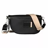 TOM TAILOR Denim Rosie Canvas Damen Gürteltasche Bauchtasche Klein Schwarz