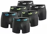 PUMA Boxershort 6er Pack Herren Basic Black Limited Edition - New Tripple Black- Gr.L