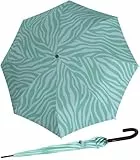 Knirps Damen Stockschirm A.760 Automatik Zebra - Mint