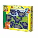 SES Creative Knete-Ausstechformen - Dinos, Diverse Farben