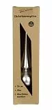 TrendLine Christbaumspitze 26cm Glas Silber Matt Baumspitze Weihnachtsbaumspitze