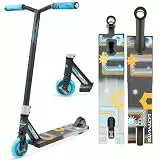 Madd Gear Carve Ultimate Komplett-Trick-Scooter – Stunt-Scooter aus Flugzeugaluminium für Kinder ab 8 Jahren – Der beste Profi-Scooter für Anfänger und Fortgeschrittene (Jungen/Mädchen) – Schwarz-Grau