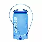 AONIJIE Faltbare 1L/ 1.5L/ 2L/3L Trinkblasen Wasserbeutel PEVA Hydratation Blasen für Camping Wandern Reiten und Klettern (1L)