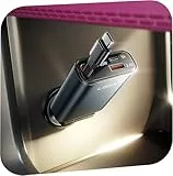 LISEN 57W Zigarettenanzünder USB C, KFZ Ladegerät USB C, Auto Ladegerät, 12V USB Adapter Auto - [KOMPAKT 2025] Ladekabel Auto, Car Charger für iPhone 17 Pro Max Air 16 Xiaomi Galaxy Zubehör für Boote