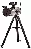 Celestron 22453 StarSense Explore LT127AZ Newtonian Reflector Telescope with Smartphone App-enabled Technology - includes Two Eyepieces, 2x Barlow lens, Phone Dock and Height-adjustable Tripod, Silver