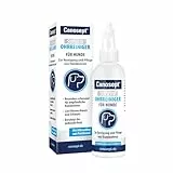 Canosept Sensitiv Ohrenreiniger Hund 75ml - Ohrreiniger für Hunde - Hunde Ohrenreiniger besonders schonend mit Mikrosilber, Panthenol & Hamamelis-Extrakt - Ohrentropfen für emfpindliche Hundeohren