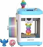 GIANTARM GEEETECH M1 3D-Drucker, Auto Nivellierung Mini 3D-Drucker für Anfänger, Direkt angetriebener Extruder, 250mm/s schnellere Druckgeschwindigkeit, Druckgröße 100 * 110 * 100mm