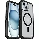 OtterBox Defender Series XT Clear MagSafe Hülle für iPhone 17e, 16e, 15, 14, 13, stoßfest, Ultra-robust, schützende Hülle, 7X getestet nach Militärstandard, Transparent, Schwarz